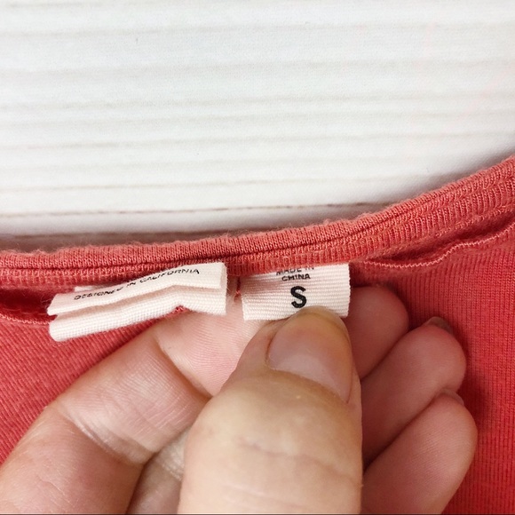 LA HEARTS Orange Daisy Cropped Tank Top Small - Picture 7 of 8